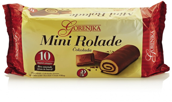 Slika Mini roladice sa čokoladom, Gorenjka, 280 g