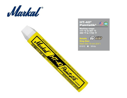 Slika MARKER HT 40 KING BIJELI MARKAL